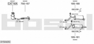 BOSAL sys04250 -