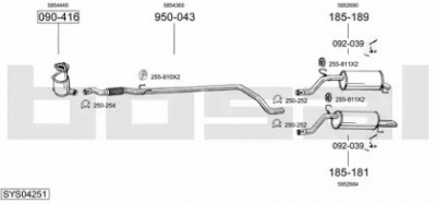 BOSAL sys04251 -