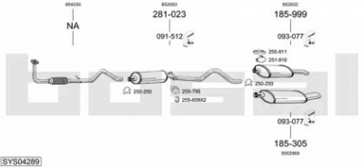 BOSAL sys04289 -  