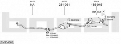 BOSAL sys04363 -