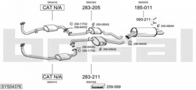 BOSAL sys04376 -
