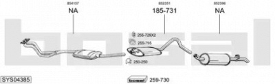 BOSAL sys04385 -  