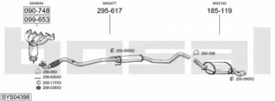 BOSAL sys04398 -