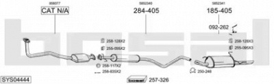 BOSAL sys04444 -  