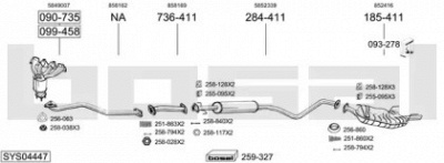 BOSAL sys04447 -