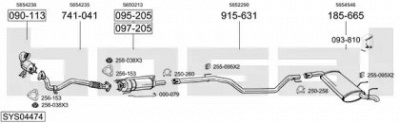 BOSAL sys04474 -