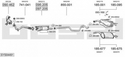 BOSAL sys04491 -