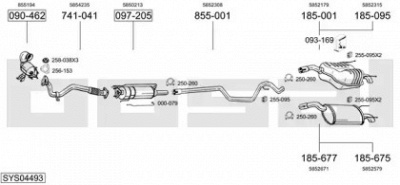 BOSAL sys04493 -