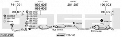 BOSAL sys04581 -