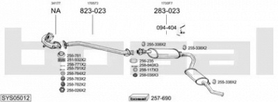 BOSAL sys05012 -