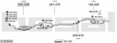 BOSAL sys05054 -