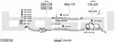 BOSAL sys05134 -  