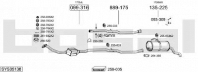 BOSAL sys05138 -