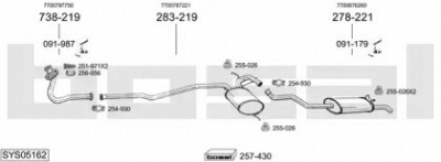 BOSAL sys05162 -  