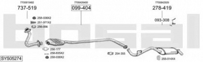 BOSAL sys05274 -  