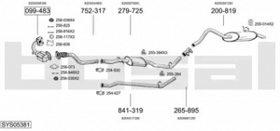 BOSAL sys05381 -  