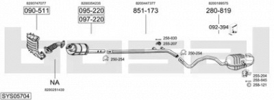 BOSAL sys05704 -
