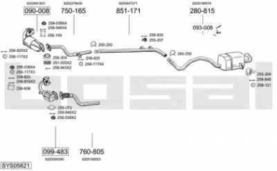 BOSAL sys05821 -