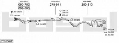 BOSAL sys05822 -