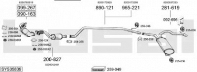 BOSAL sys05839 -