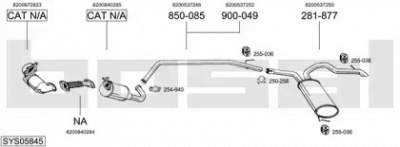 BOSAL sys05845 -  