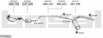 BOSAL sys05847 -  