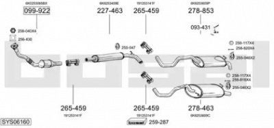 BOSAL sys06160 -