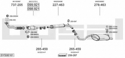 BOSAL sys06161 -