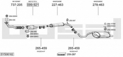 BOSAL sys06162 -