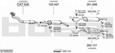 BOSAL sys06250 -  