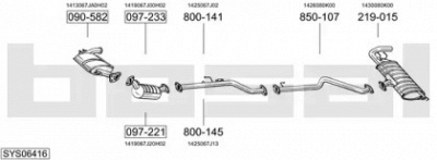 BOSAL sys06416 -
