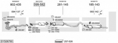 BOSAL sys06760 -  