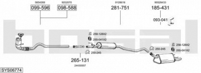 BOSAL sys06774 -