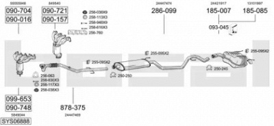 BOSAL sys06888 -  