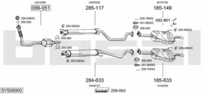 BOSAL sys06900 -  