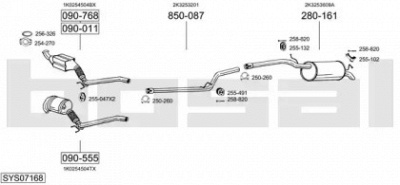 BOSAL sys07168 -  