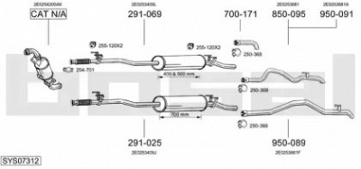 BOSAL sys07312 -
