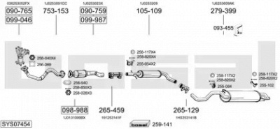BOSAL sys07454 -  