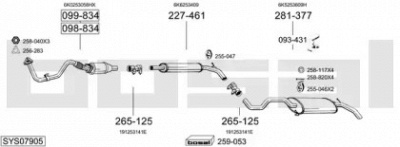 BOSAL sys07905 -  