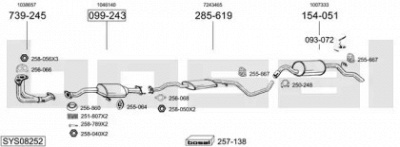 BOSAL sys08252 -  