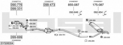 BOSAL sys08354 -