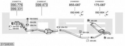 BOSAL sys08355 -