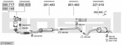 BOSAL sys08421 -  