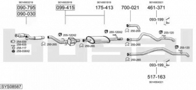 BOSAL sys08587 -