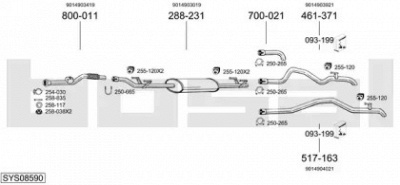 BOSAL sys08590 -  