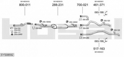BOSAL sys08592 -