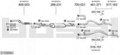 BOSAL sys08594 -  