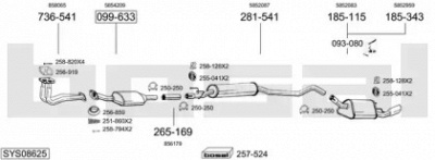 BOSAL sys08625 -