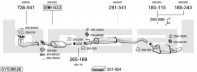 BOSAL sys08626 -