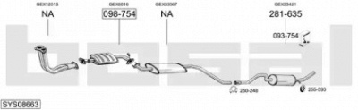 BOSAL sys08663 -  